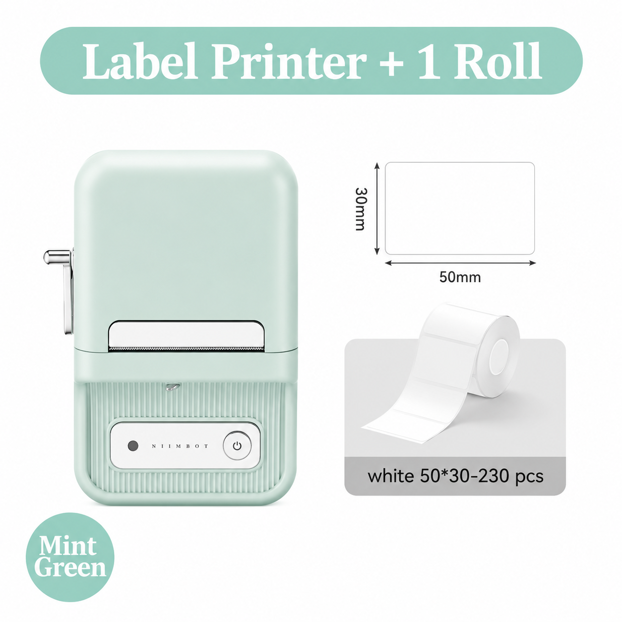 Mini Label Printer for Everyday Organization | Wireless & Ink-Free